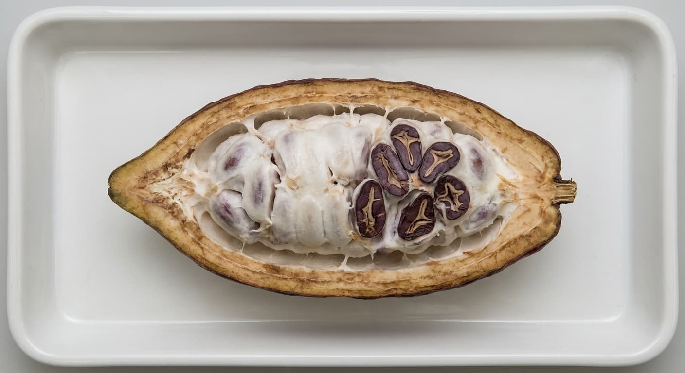 Scoville Splice Cocoa cross-section research specimen