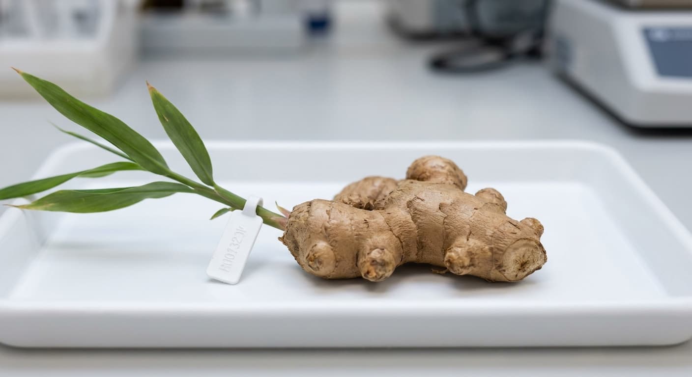 Ginger — engineered specimen