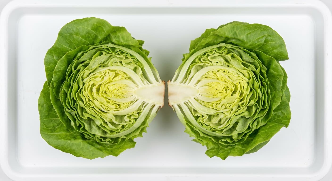 Scoville Splice Lettuce cross-section research specimen