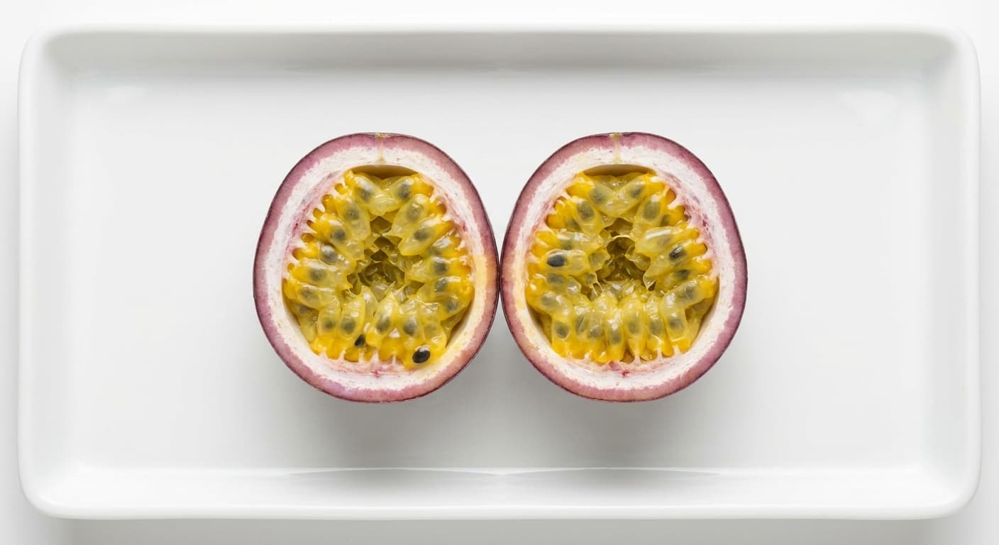 Scoville Splice Passion Fruit cross-section research specimen