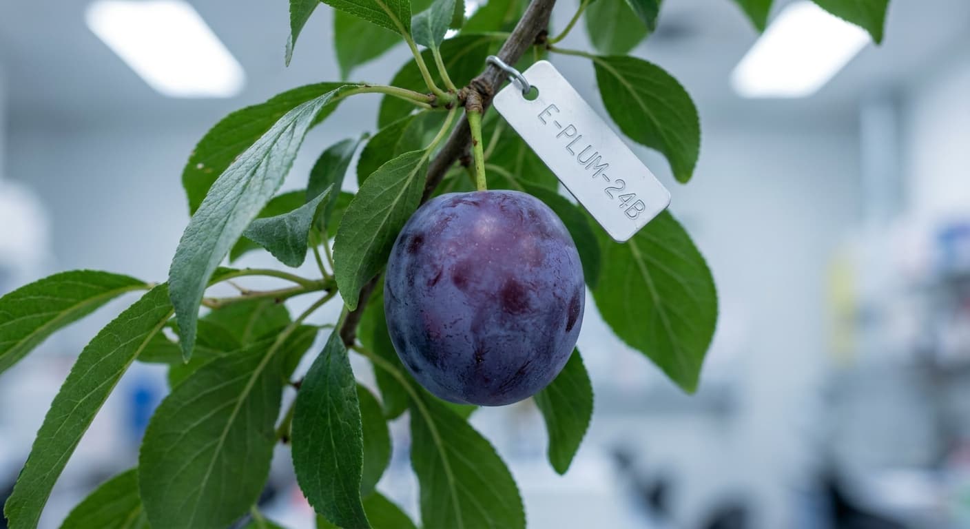 Plum — engineered specimen