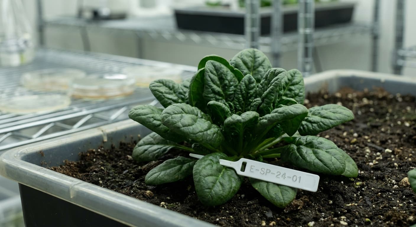 Spinach — engineered specimen